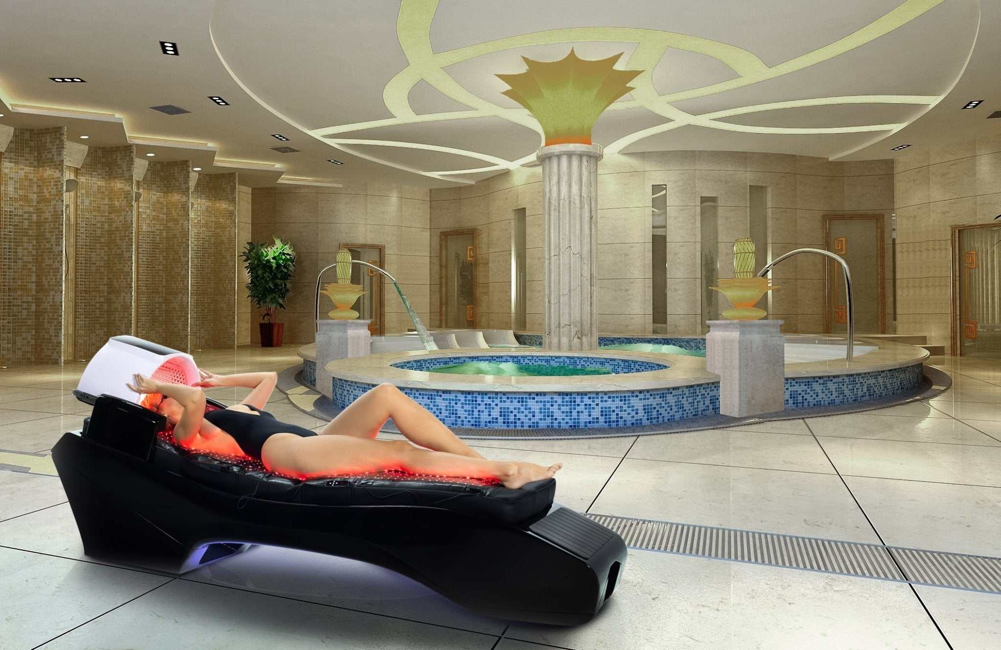 InfraCouch Red Light Therapy Bed – Full Body LED Therapy