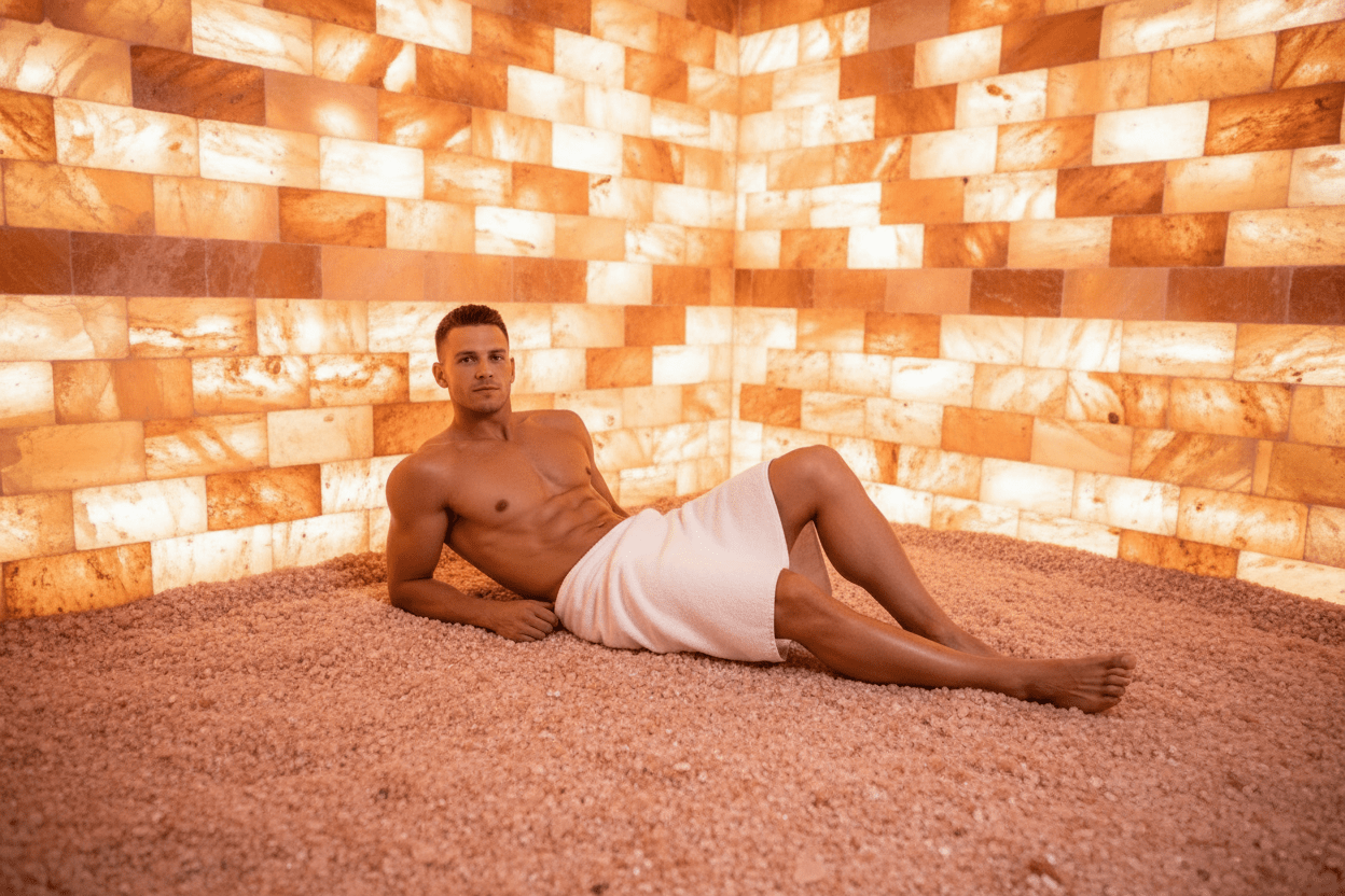 Himalayan Salt Sauna 8' x 4' Surface Area - 35 Sq feet