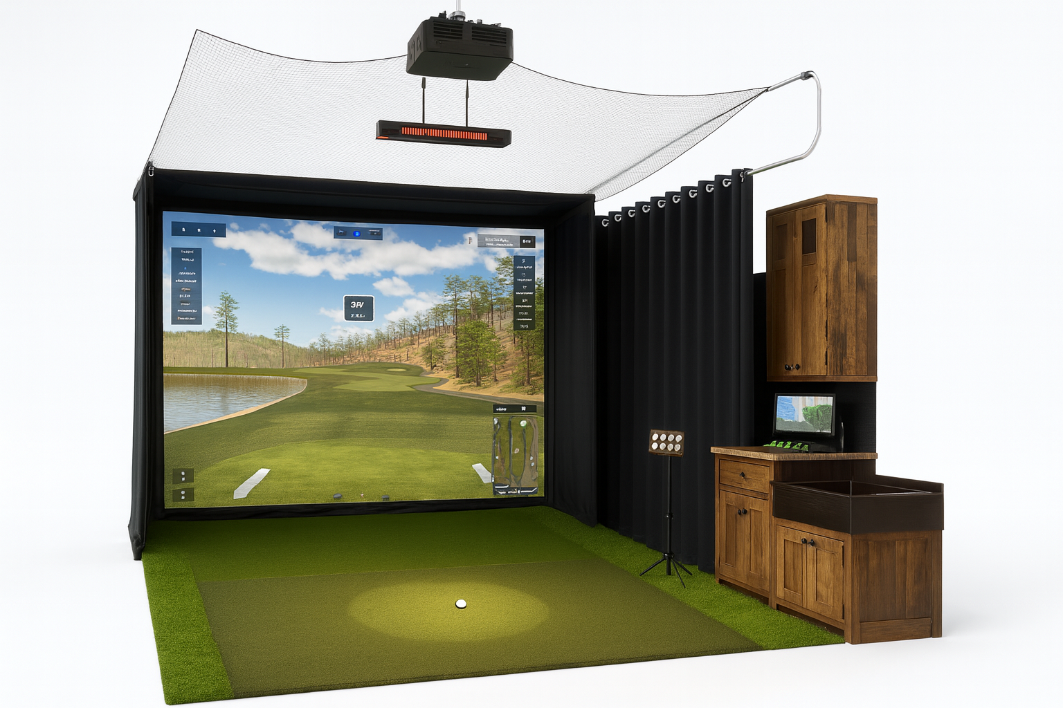 ProStrike X1™ Elite Golf Simulator Studio
