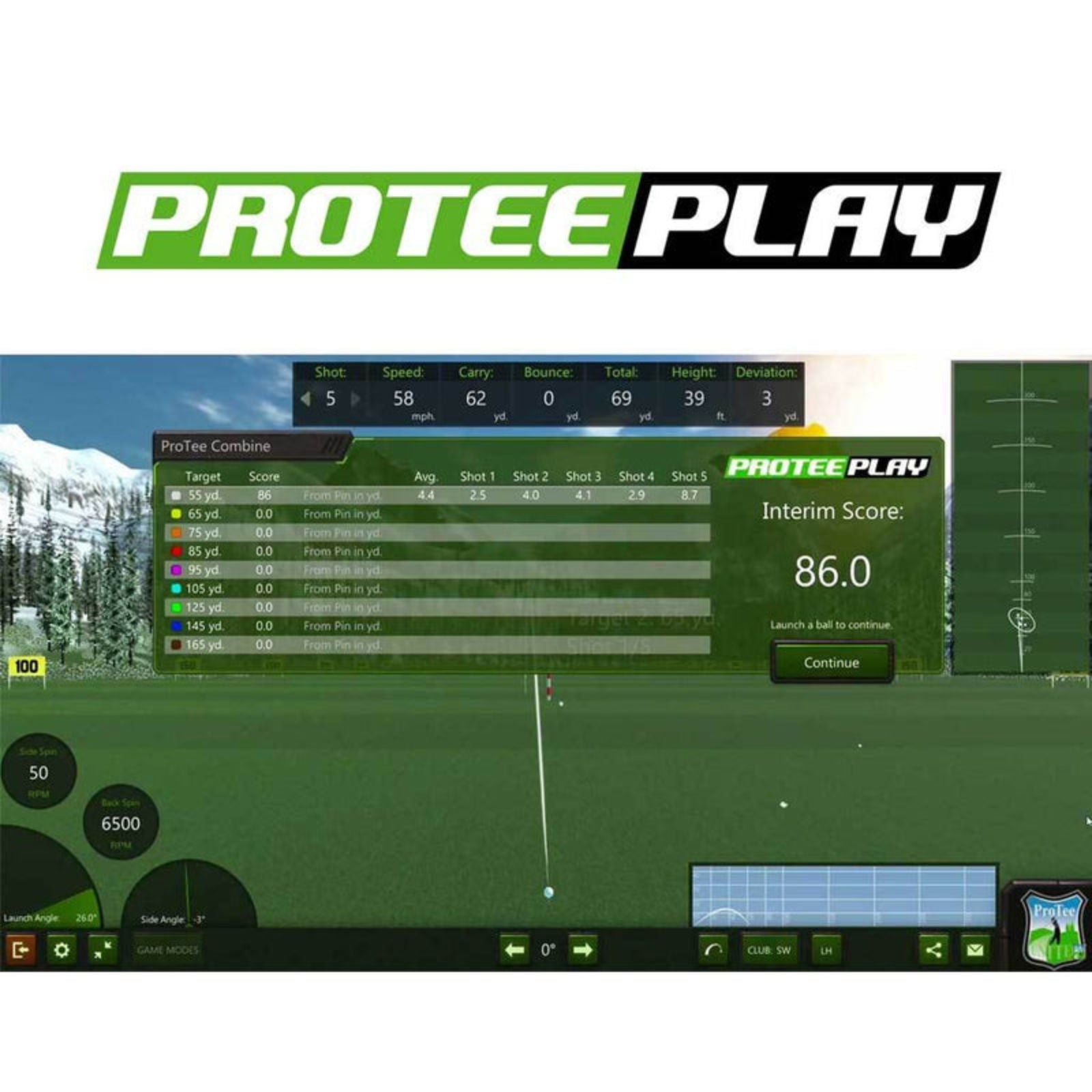 ProTee Majestic Simulator Package