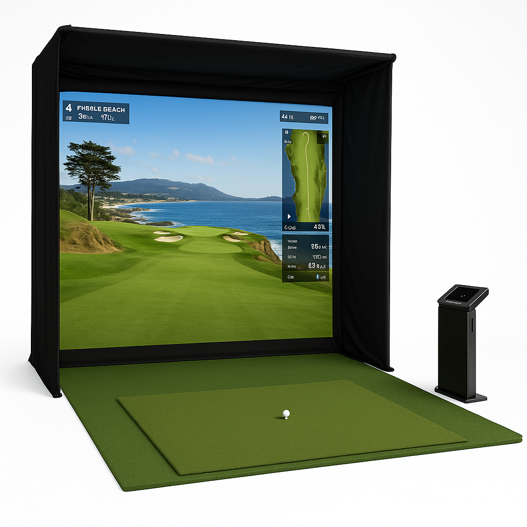 Lux Home™ Pro Golf Simulator – Pebble Beach Edition